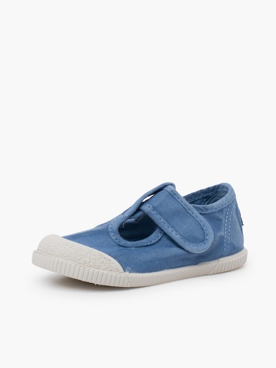Pisamonas First-Step Shoes in Blue denim, Item view