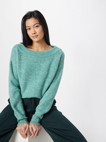 ABOUT YOU Пуловер 'Sina' в зелено: отпред