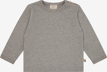 loud + proud Shirt in Grau: Vorderseite