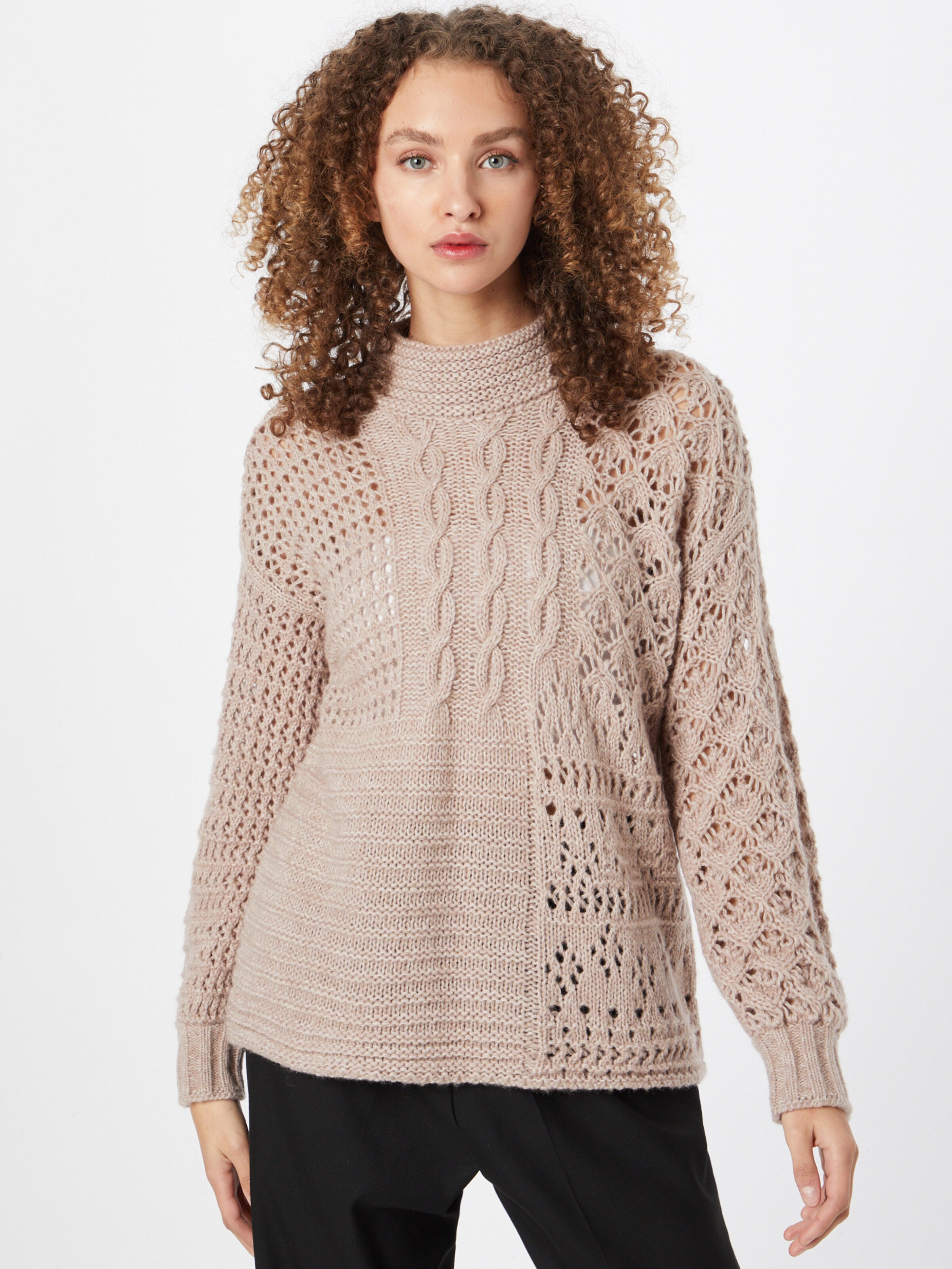 Frauen Pullover & Strick UNITED COLORS OF BENETTON Pullover in Dunkelbeige - PB59349 Frauen Pullover & Strick UNITED COLORS OF BENETTON Pullover in Dunkelbeige - PB59349