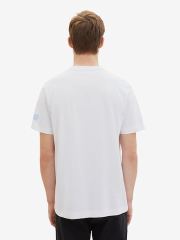 T-Shirt TOM TAILOR en blanc