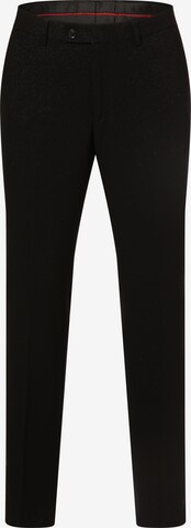 Finshley & Harding London Regular Broek 'Hoxdon' in Zwart: voorkant