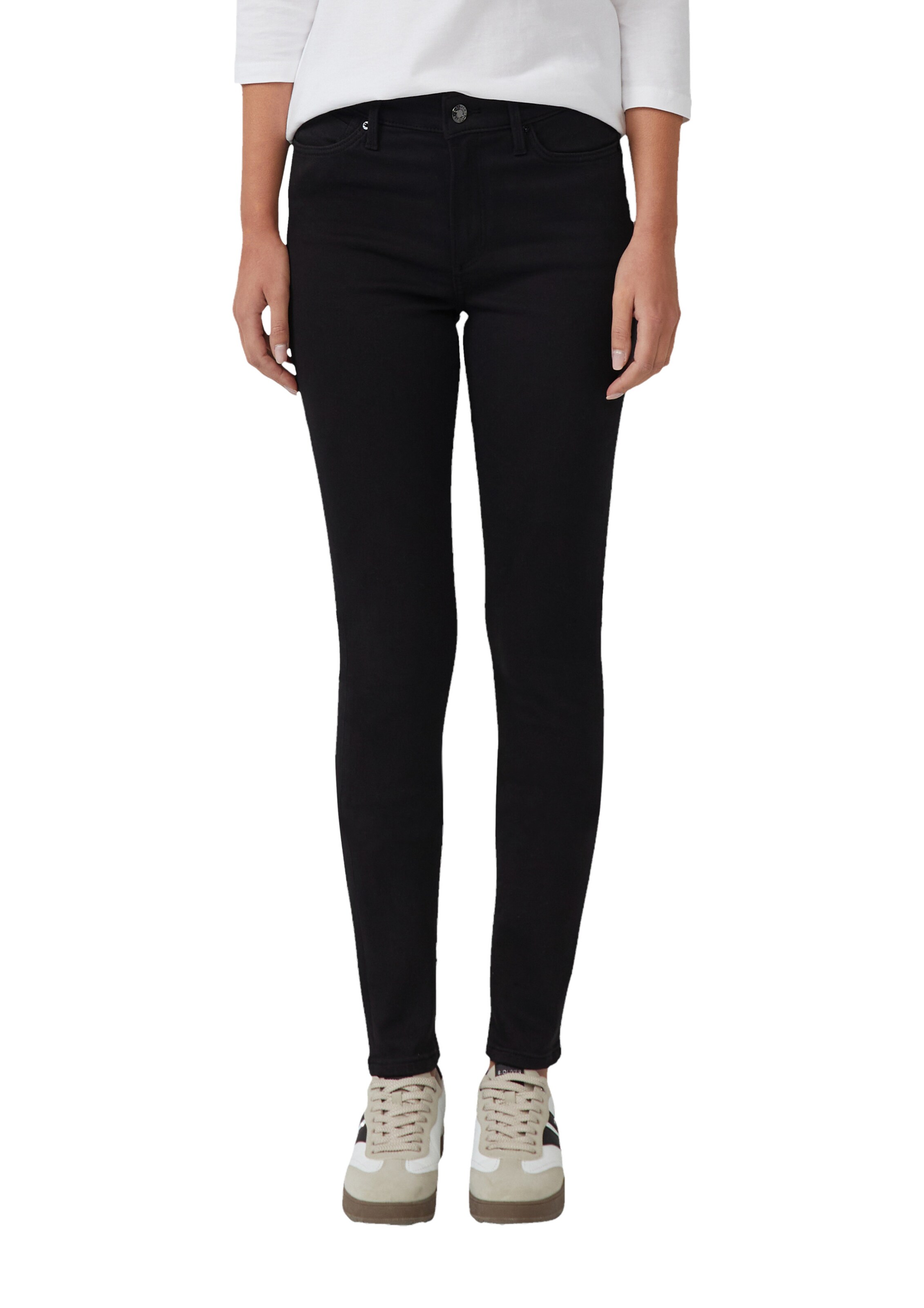 s.Oliver Regular Jeans in Black: front