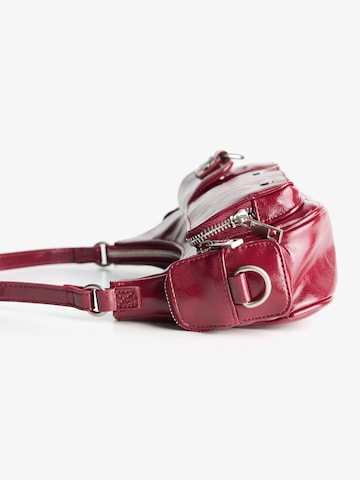 Bershka Shoulder Bag in Red