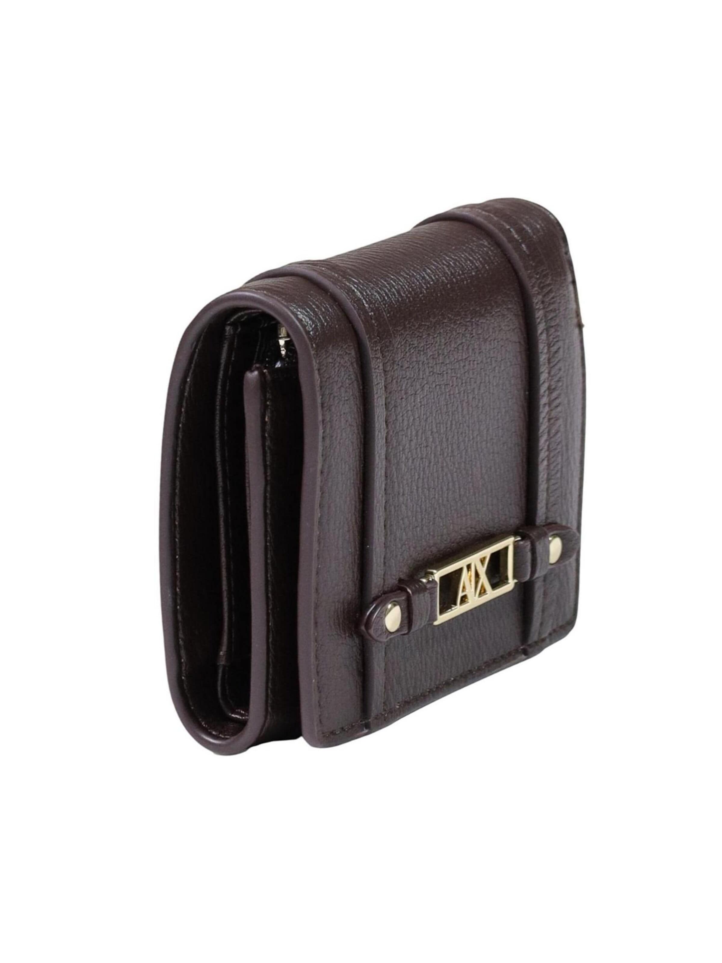 Portamonete 'XW002613 AF15632' di ARMANI EXCHANGE in marrone