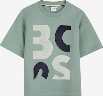 BOSSMajica 'T-shirt verde per bambino' - zelena boja: prednji dio