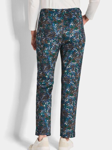 Coupe slim Pantalon 'Louisa' Goldner en bleu