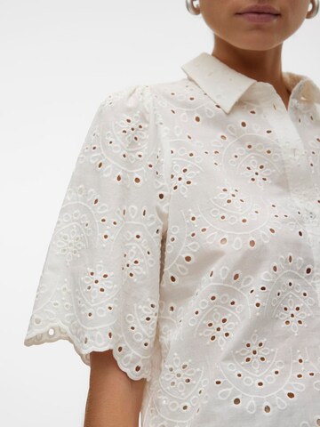 VERO MODA Bluse 'Hay' i hvid