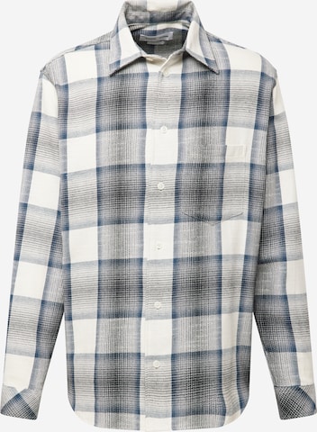 Samsøe Samsøe Regular fit Button Up Shirt 'DAMON' in Grey: front