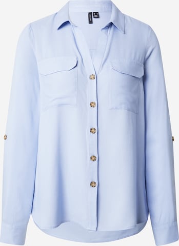VERO MODA Pusero 'VMBUMPY' värissä sininen: etupuoli