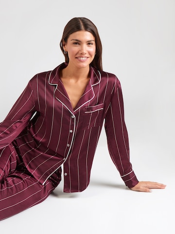 Bluză de noapte 'Dayana' de la ETAM pe roșu: față