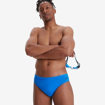 SPEEDO Athletic Swim Trunks in Blue