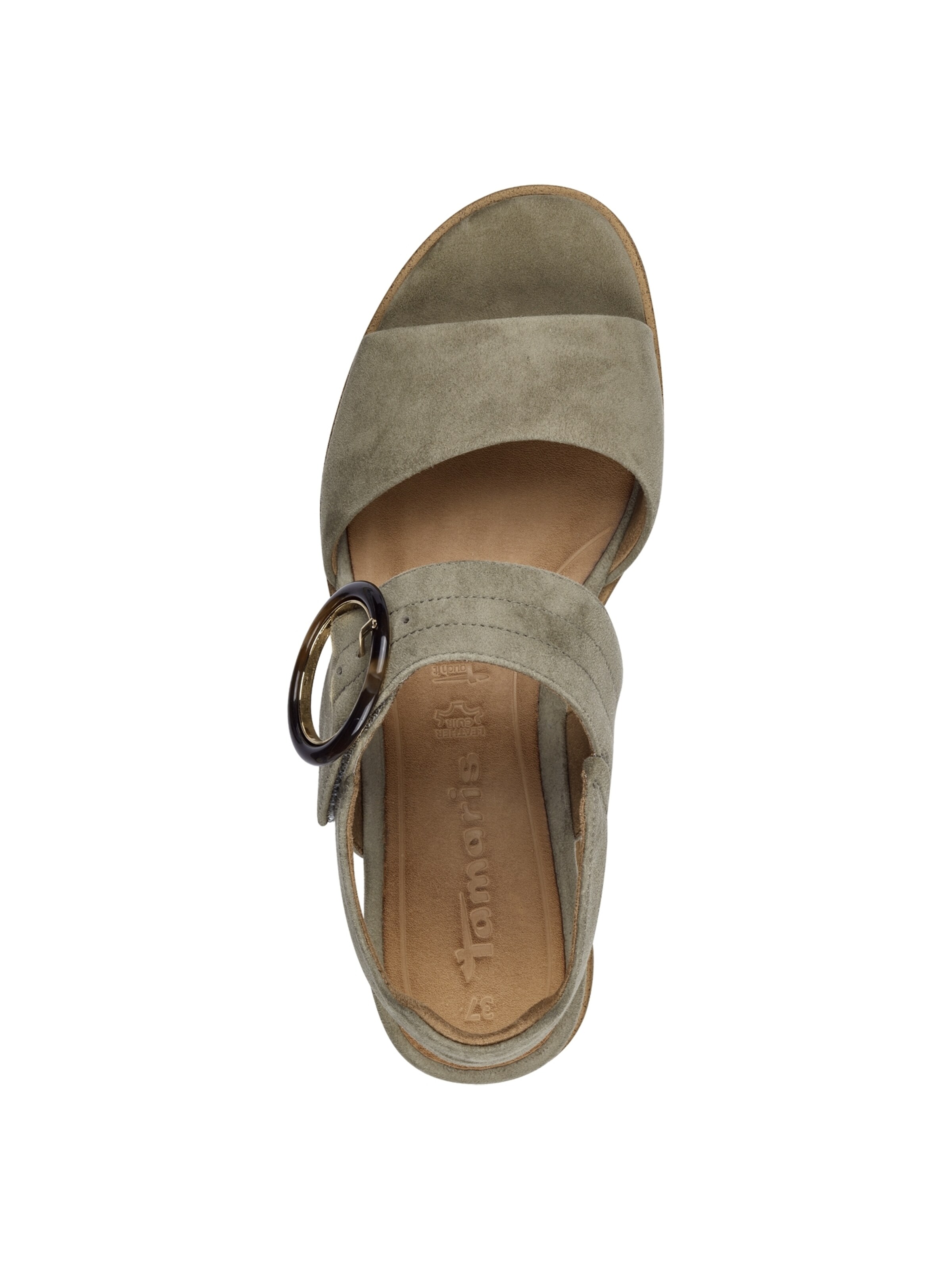 Tamaris Sandale in Grün