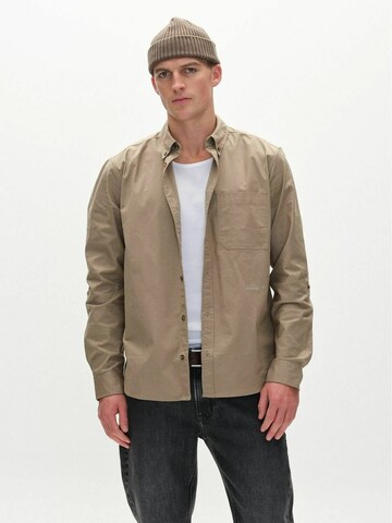 GABBA Regular Fit Skjorte 'Bent Reg Ox' i grøn: forside