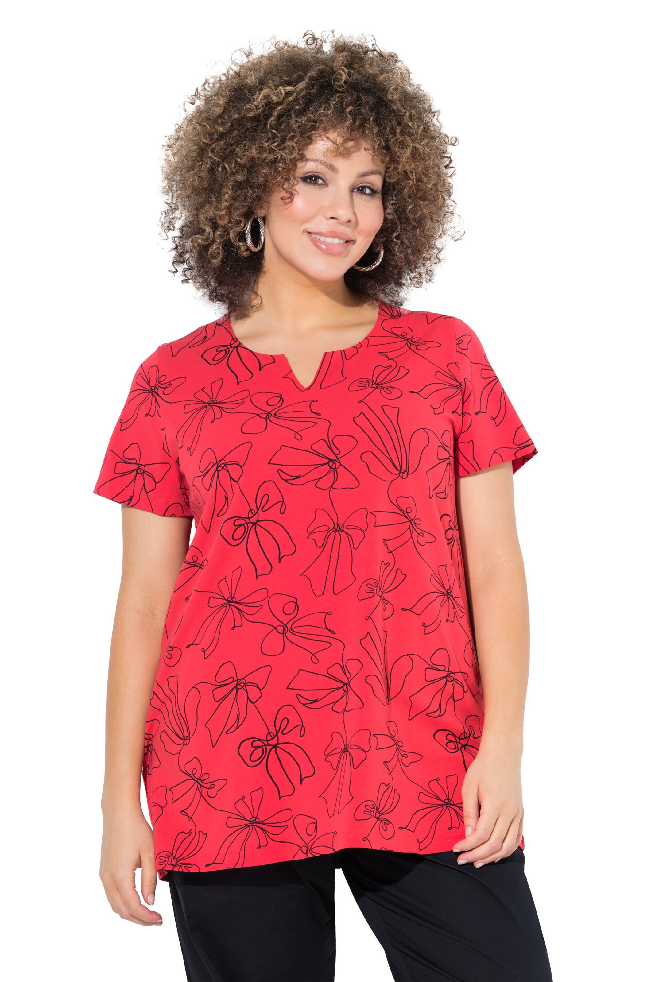 Ulla Popken Shirt in Red: front