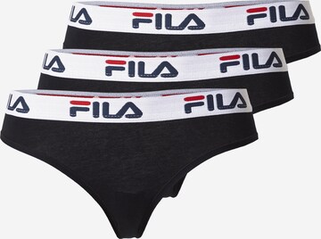 FILA Σλιπ σε μαύρο: μπροστά