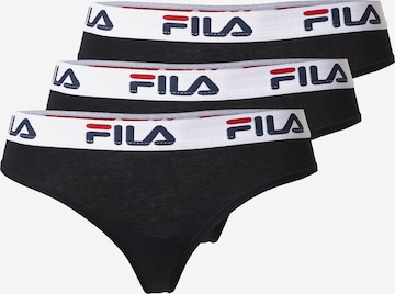 Slip FILA en noir : devant