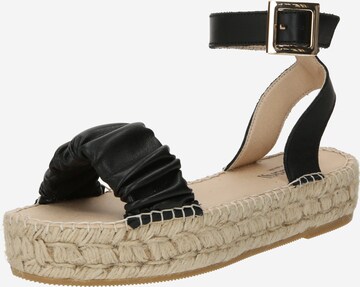 espadrij l´originale Sandals 'NIMES' in Black: front