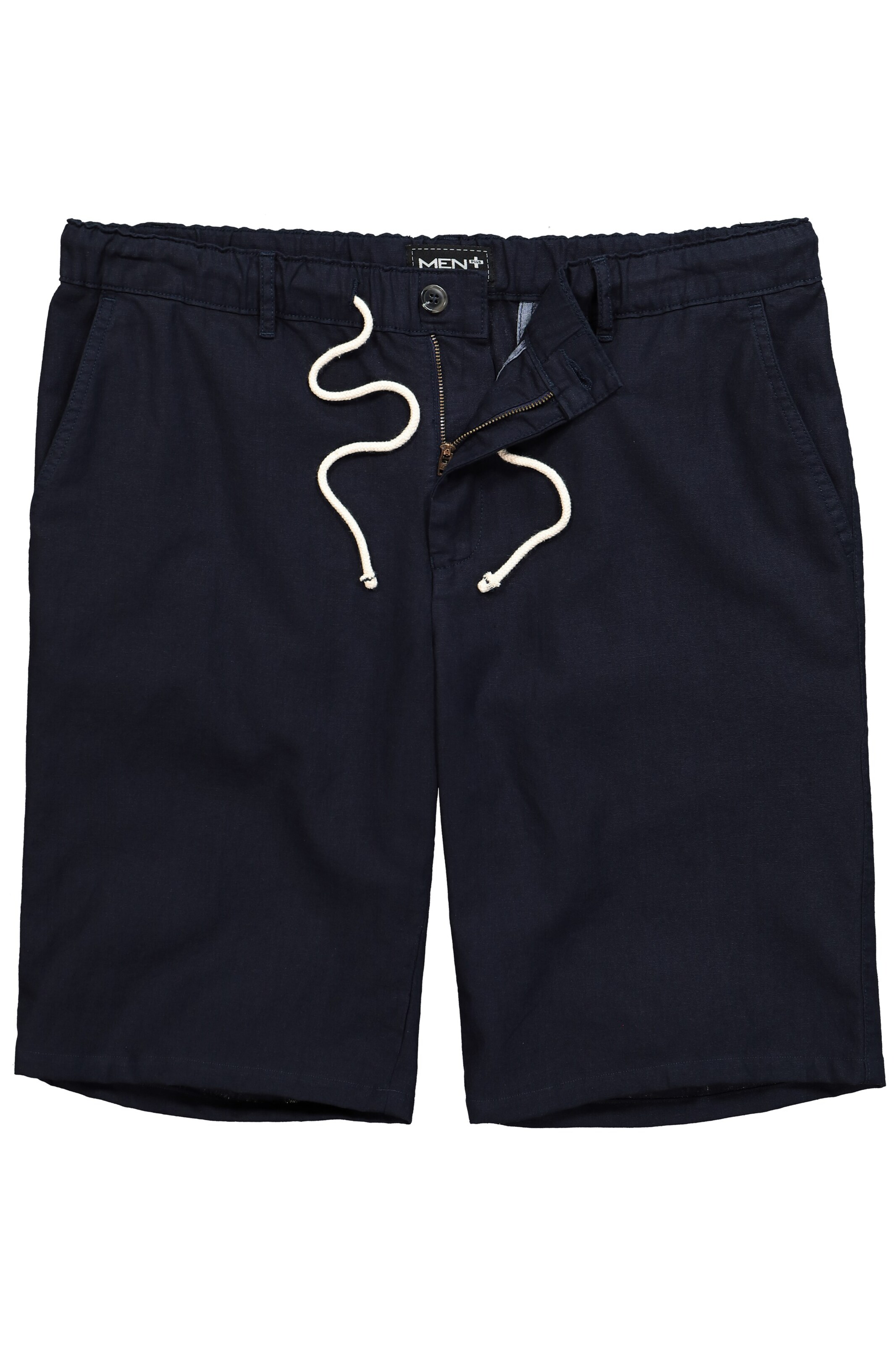 Men Plus Regular Shorts in Blau: Vorderseite