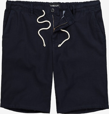 Men Plus Chino in Blauw: voorkant