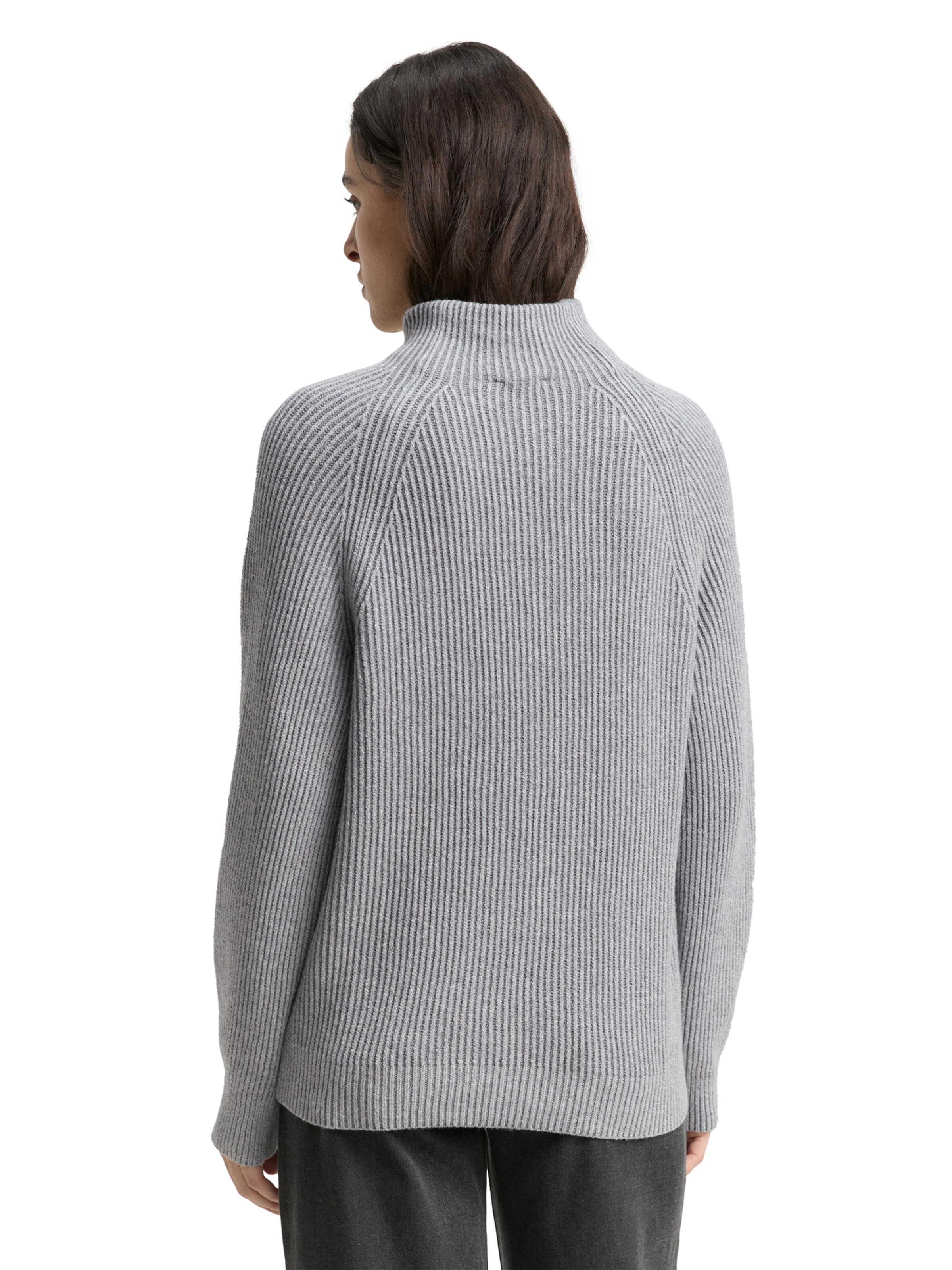 TOM TAILOR Trui in Grijs