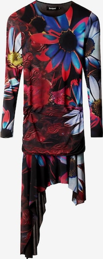 Desigual Šaty - modrá / horčicová / červená / čierna, Produkt