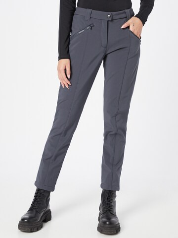 Coupe slim Pantalon outdoor CMP en gris : devant