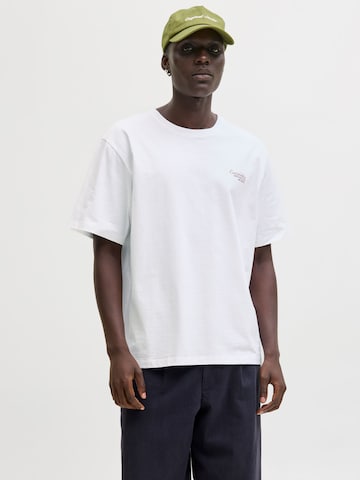 T-Shirt JACK & JONES en blanc : devant