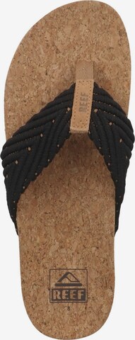 REEF Beach & Pool Shoes 'Cushion Strand' in Black