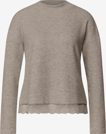 STREET ONE Pullover in Beige: Vorderseite