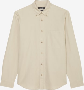 Coupe regular Chemise Marc O'Polo en beige : devant