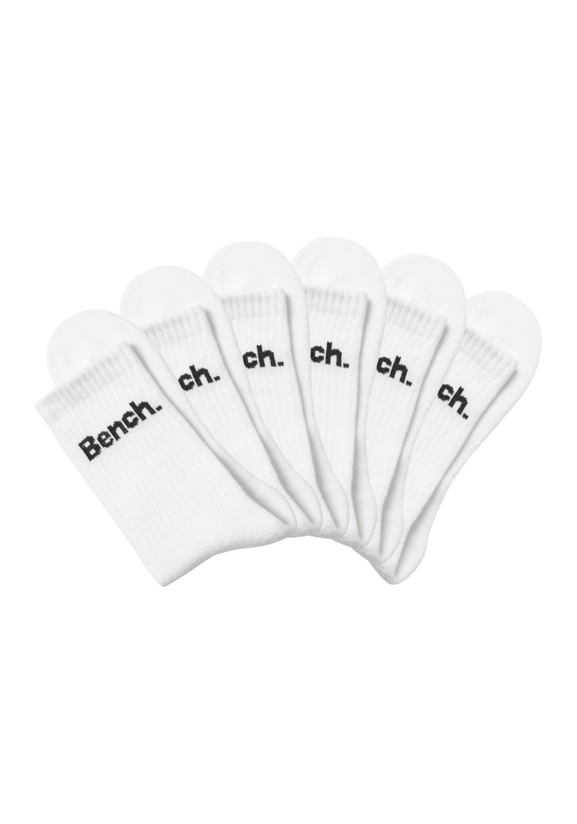 BENCH Urheilusukat värissä valkoinen