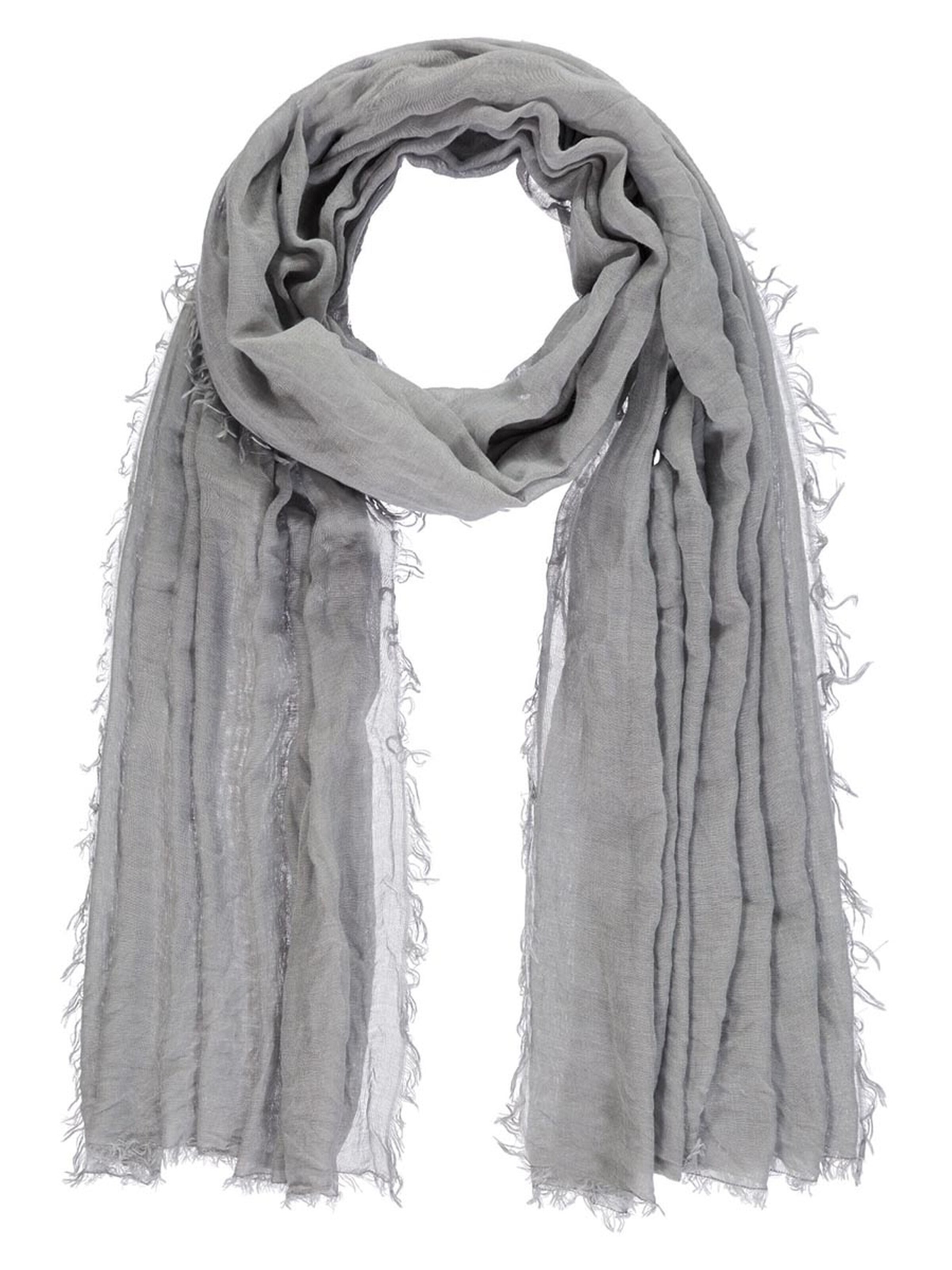 Passigatti Wrap 'Schal Herren Uni' in Grey: front