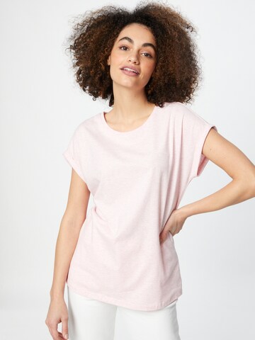 T-shirt Urban Classics en rose : devant