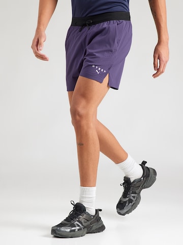 PUMA regular Παντελόνι φόρμας 'PUMA X HYROX DRYELITE 5' σε λιλά: μπροστά