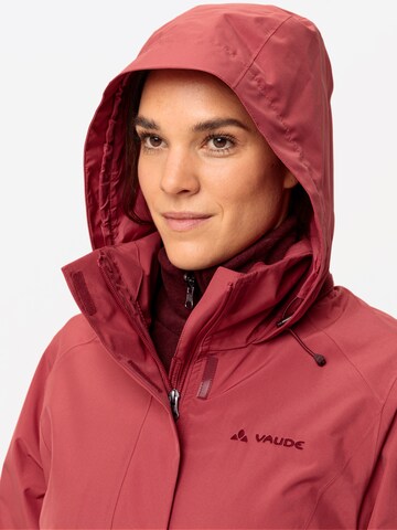 VAUDE Functionele jas ' Rosemoor 3in1 II ' in Rood