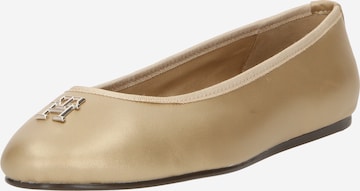 TOMMY HILFIGER Ballerina in Goud: voorkant