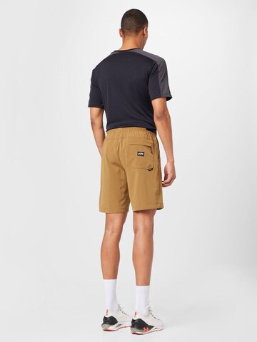 BILLABONG Athletic Swim Trunks in Brown