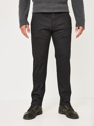 REDPOINT Slimfit Chinohose in Schwarz: Vorderseite