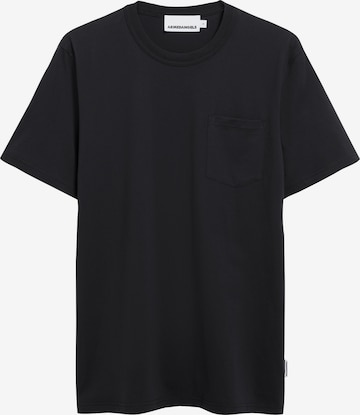 ARMEDANGELS T-Shirt ' MAARKOS POCKET ' in Schwarz: Vorderseite