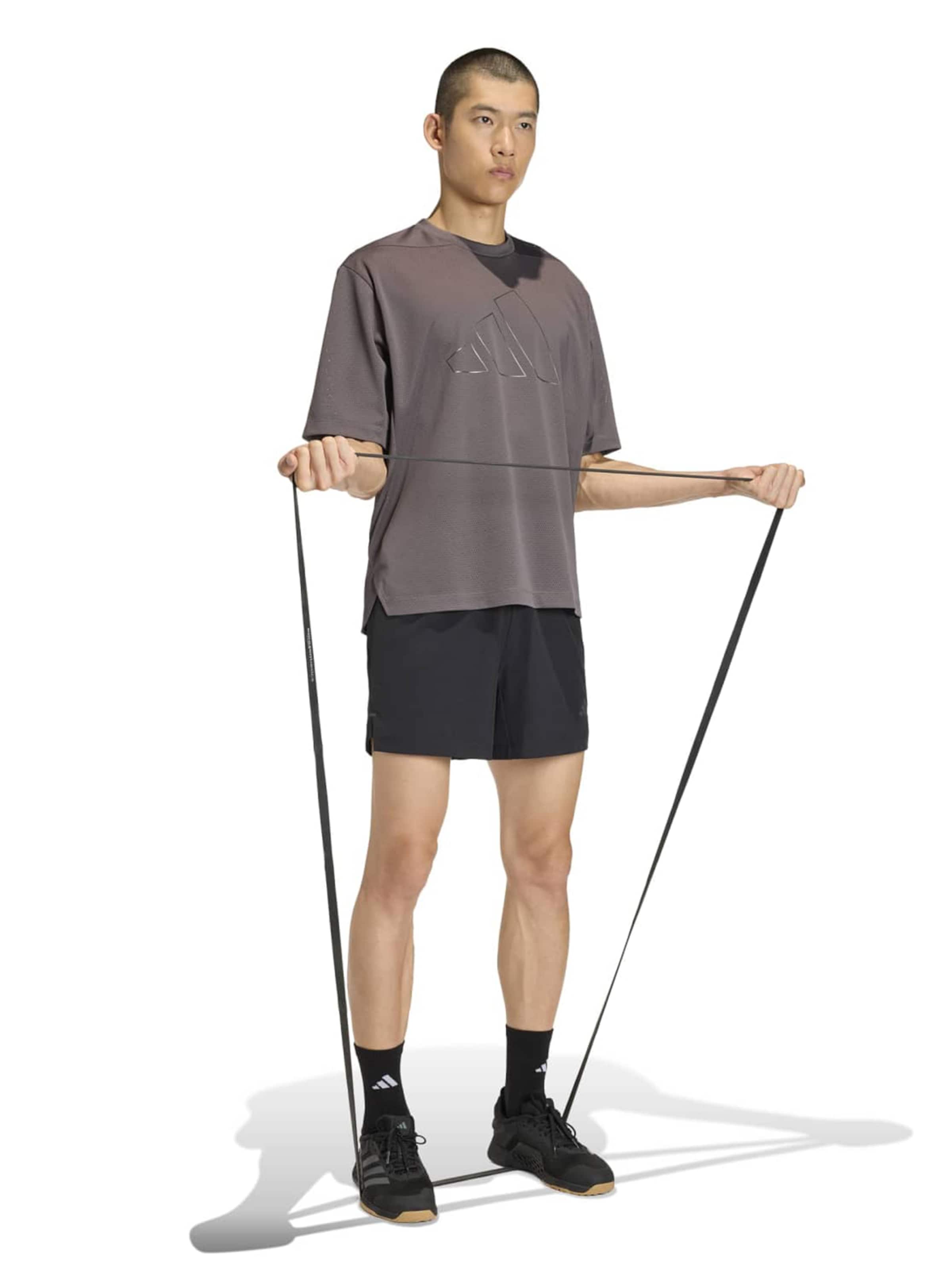 ADIDAS PERFORMANCE Szabványos Sportnadrágok 'D4T ESS' - fekete