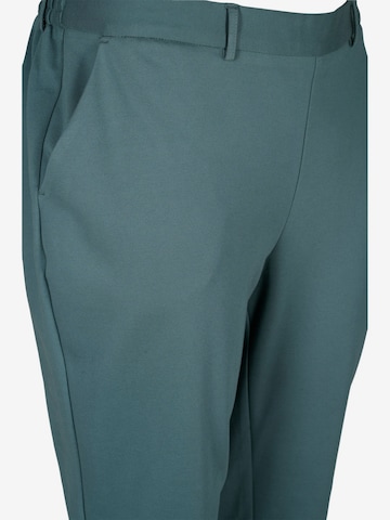 Effilé Pantalon 'Maddie' Zizzi en vert