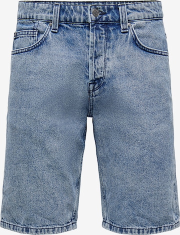 Only & Sons Regular Shorts 'Avi' in Blau: predná strana