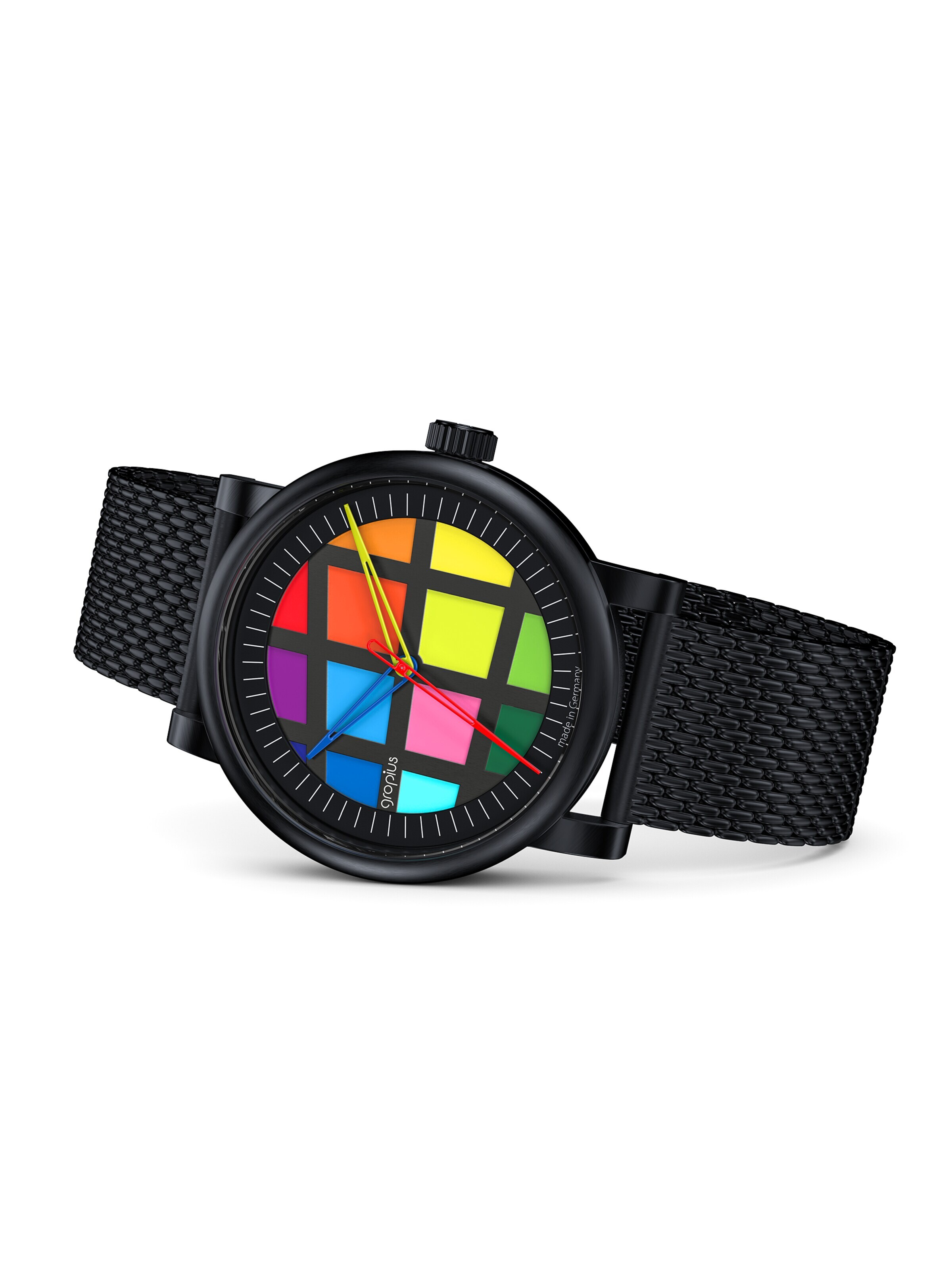 WALTER GROPIUS Analog Watch 'ATRIUM AUTOMATIK' in Black