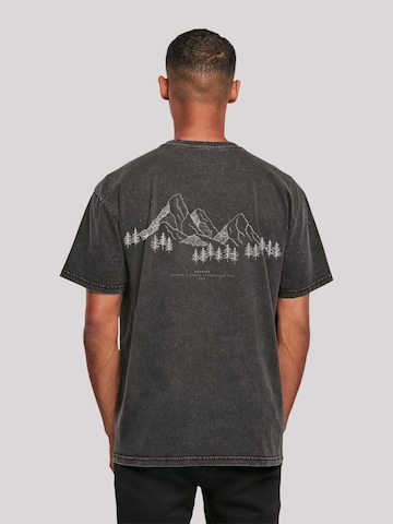 F4NT4STIC Shirt 'Mountain Berg' in Black