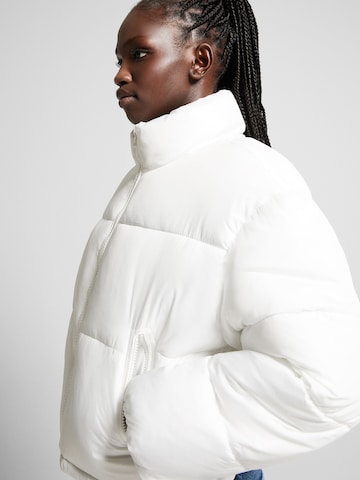 Bershka Between-season jacket in White