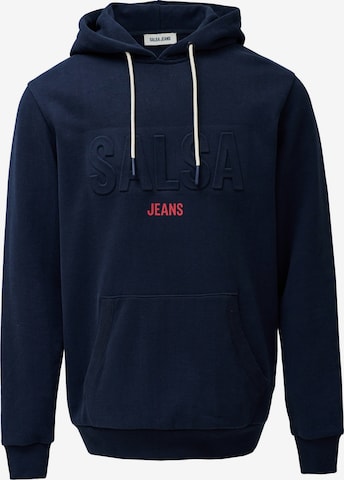 Sweat-shirt Salsa Jeans en bleu : devant