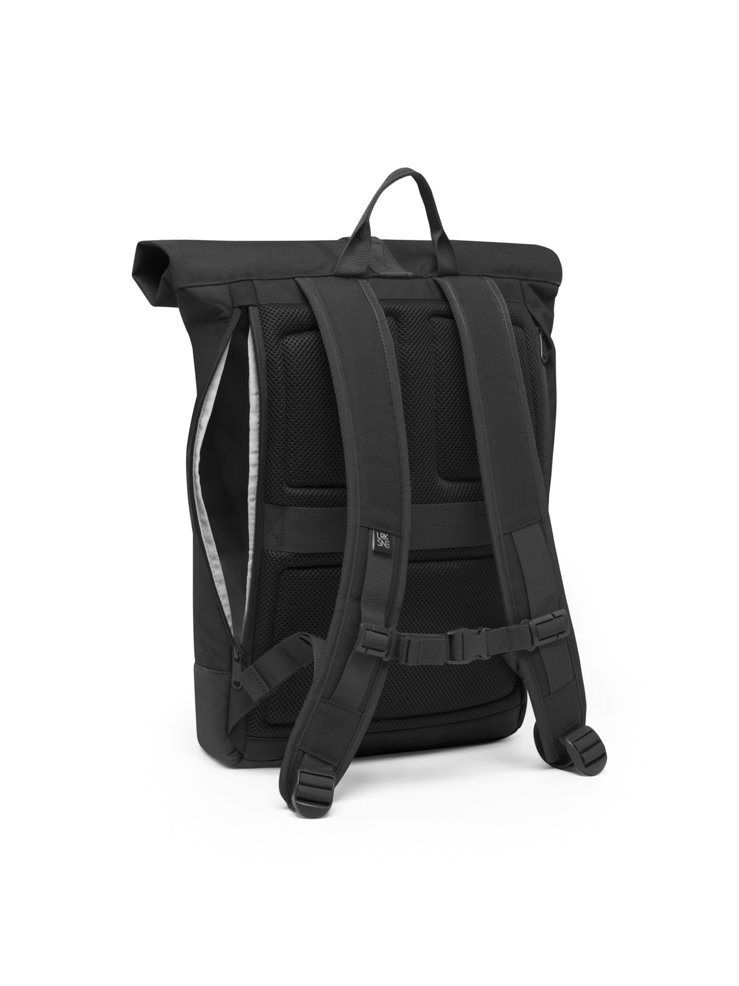 LARKSON Rucksack 'Janne' in Schwarz: Rückseite