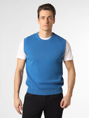 Nils Sundström Sweater Vest in Blue: front