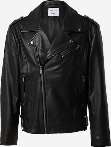 DAN FOX APPARELPrijelazna jakna 'Mika' - crna boja: prednji dio